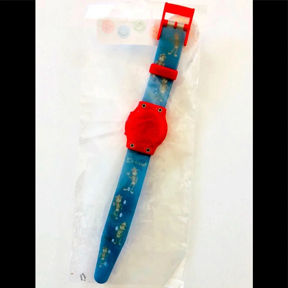 2003 Shrek 2 Red and blue watch by General Mills